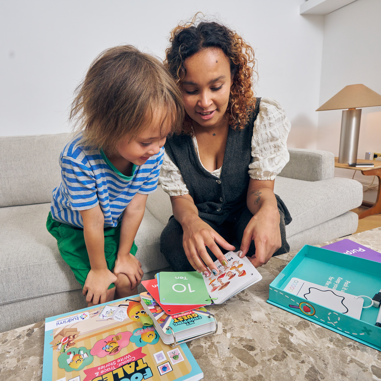 Foodie Friends Bundle - Shopping Quest Flashcards & Colouring Book