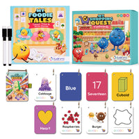 Foodie Friends Bundle - Shopping Quest Flashcards & Colouring Book