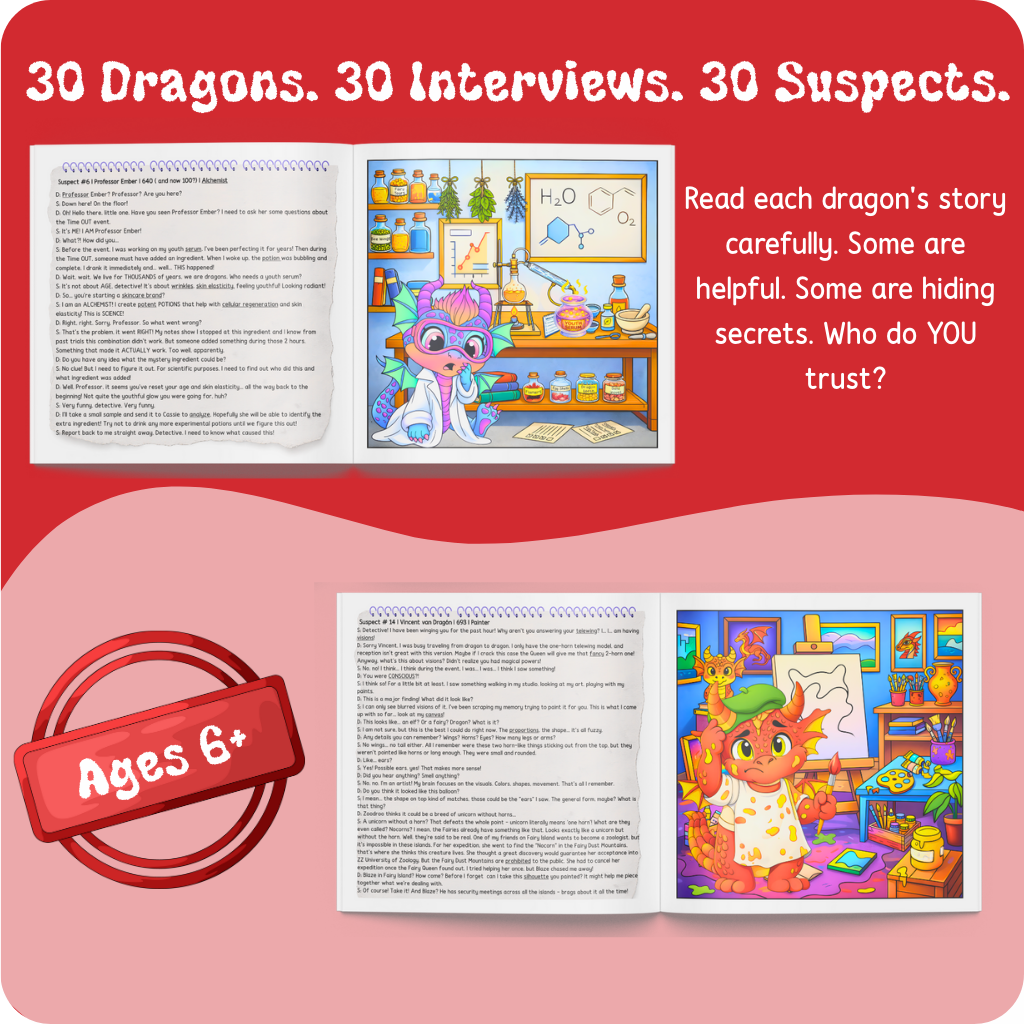 The Dragon Island Mystery - Activity book