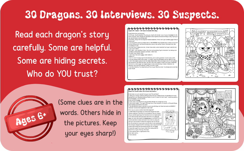 The Dragon Island Mystery - Colouring Book